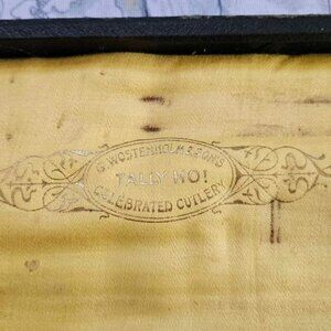 English Staghorn Carving Set